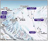 Interactive piste map
