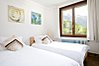 Bedroom, 1st floor with mountain views