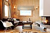 Comfortable seating & log burner